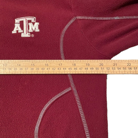 Antigua Women’s Texas A&M Maroon Quarter Zip Sweater Size S - Picture 7 of 9